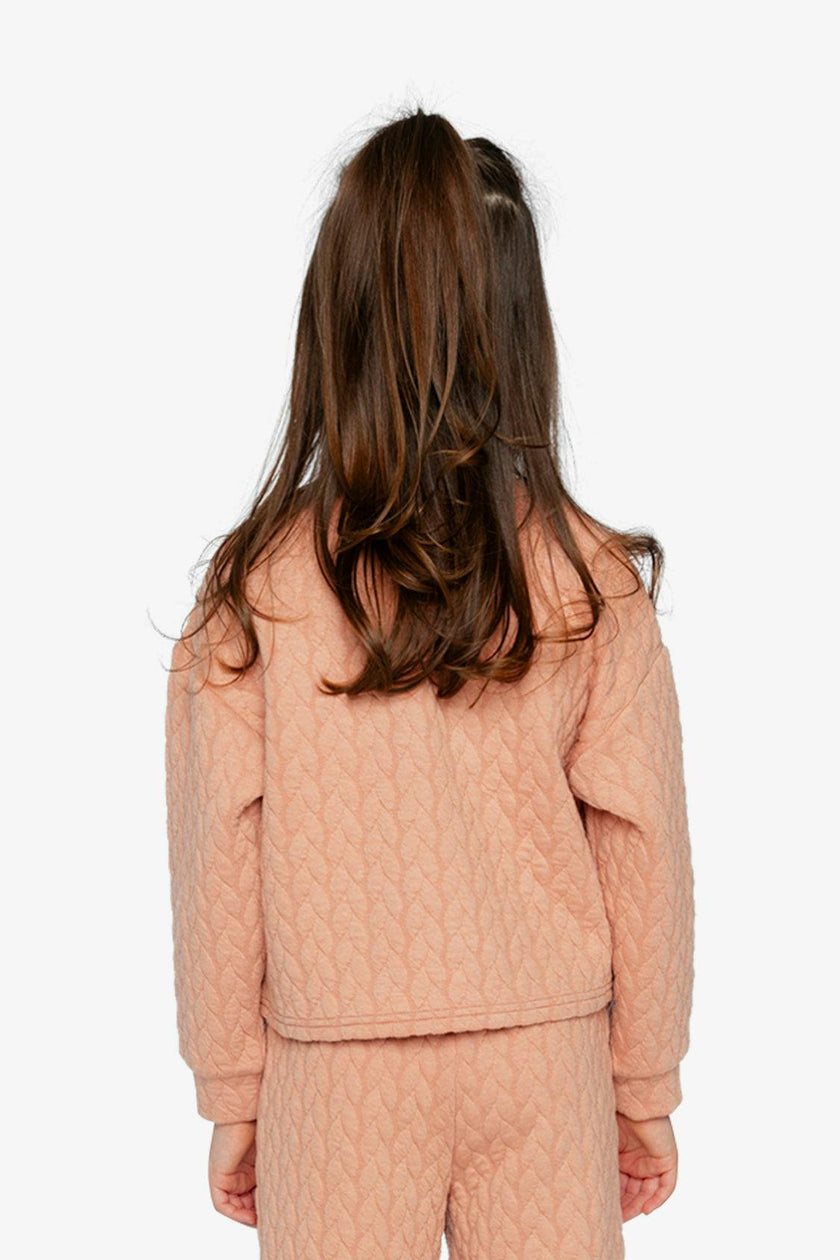 Jacquard Sweatshirt Pink