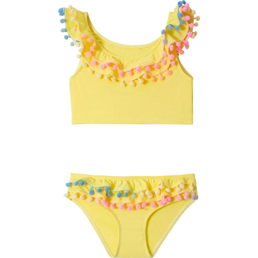 Sunshine Pom Pom Bikini, Yellow