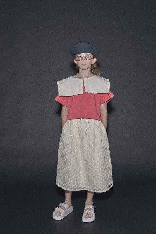 Odissey Crop Sweatshirt Coral
