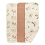 Parker Rainbow Butterfly Cotton Burp Cloth (Set of 3)