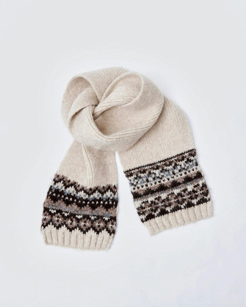 Fair Isle Knit Scarf