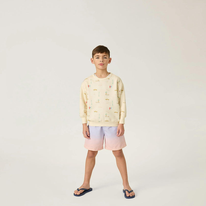 Organic Weekend Sweatshirt in City Scenes