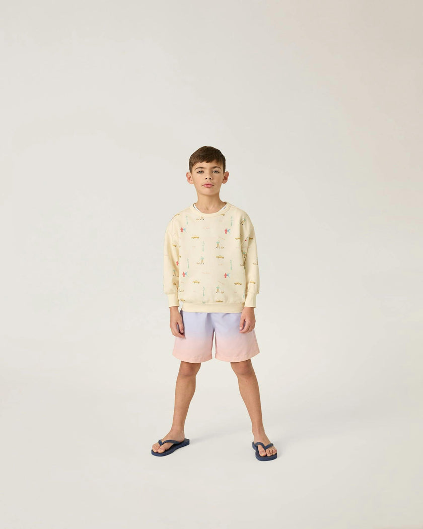 Organic Weekend Sweatshirt in City Scenes