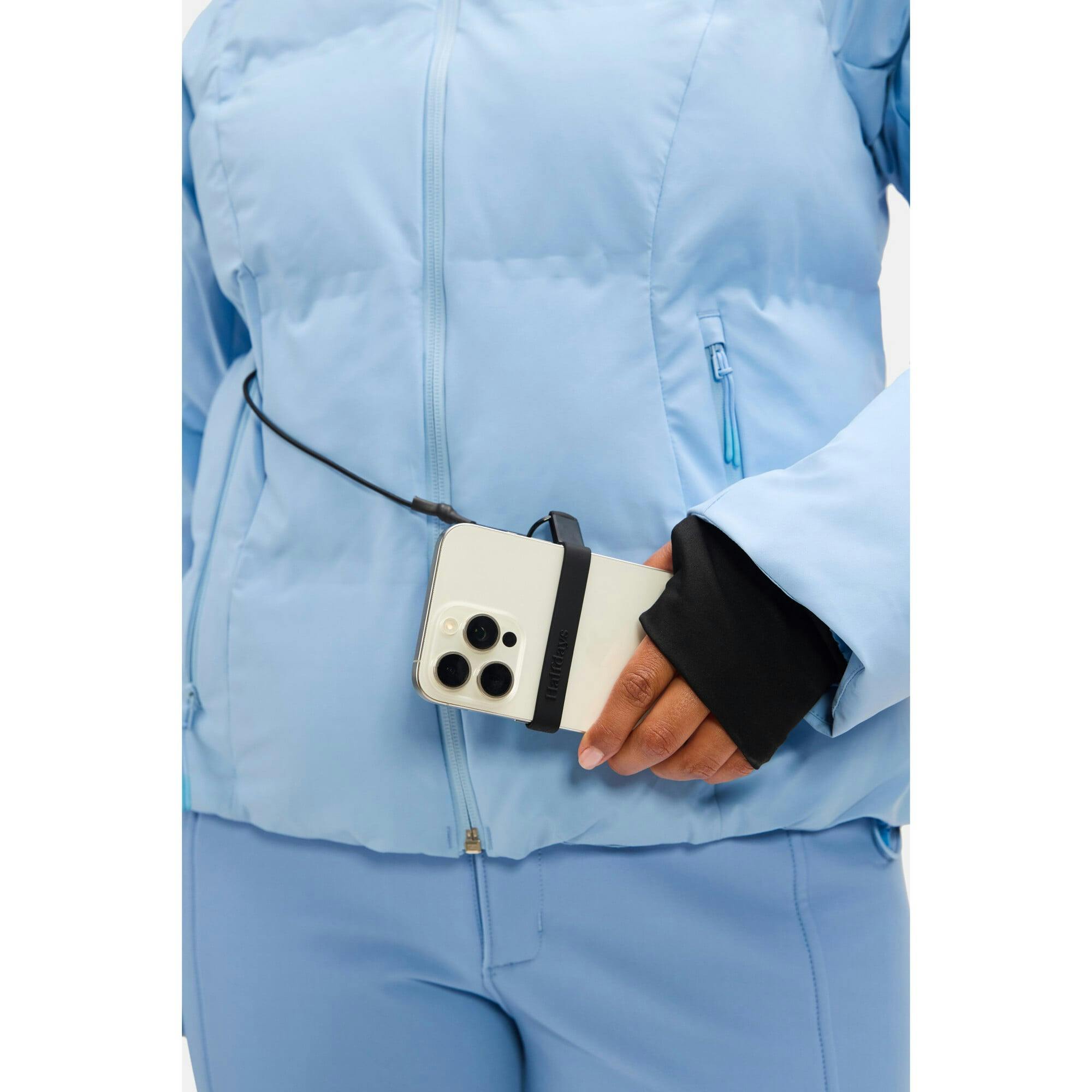 Georgie Puffer Jacket Forget Me Not