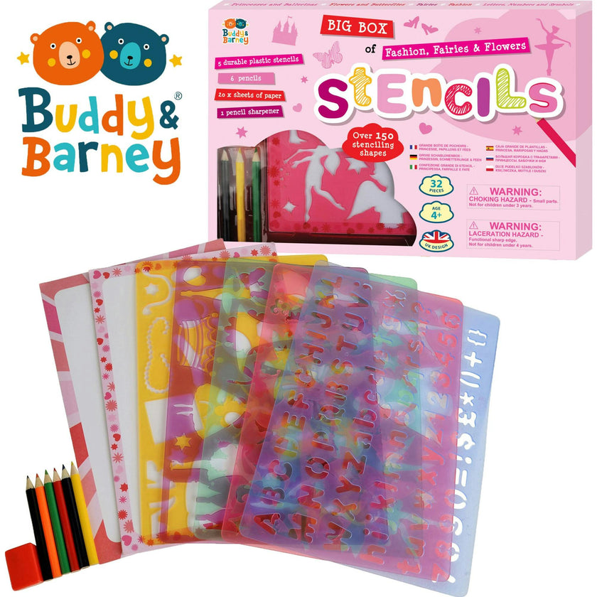 Buddy & Barney: Big Box of Stencils - Fashion