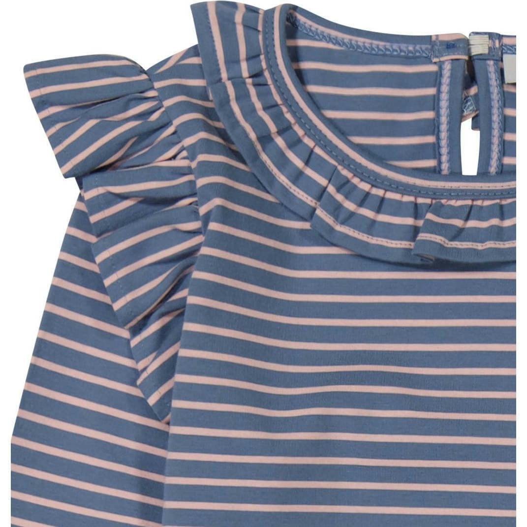 Luna Girls Striped Ruffle Dress, Stripes