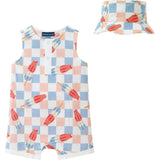 Infant Woven Romper & Hat