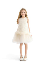 Cream Sparkle Tulle Dress