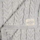 Organic Cable Knit Blanket