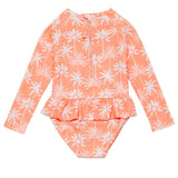 Cali Palms Recycled Skirt Surf Suit
