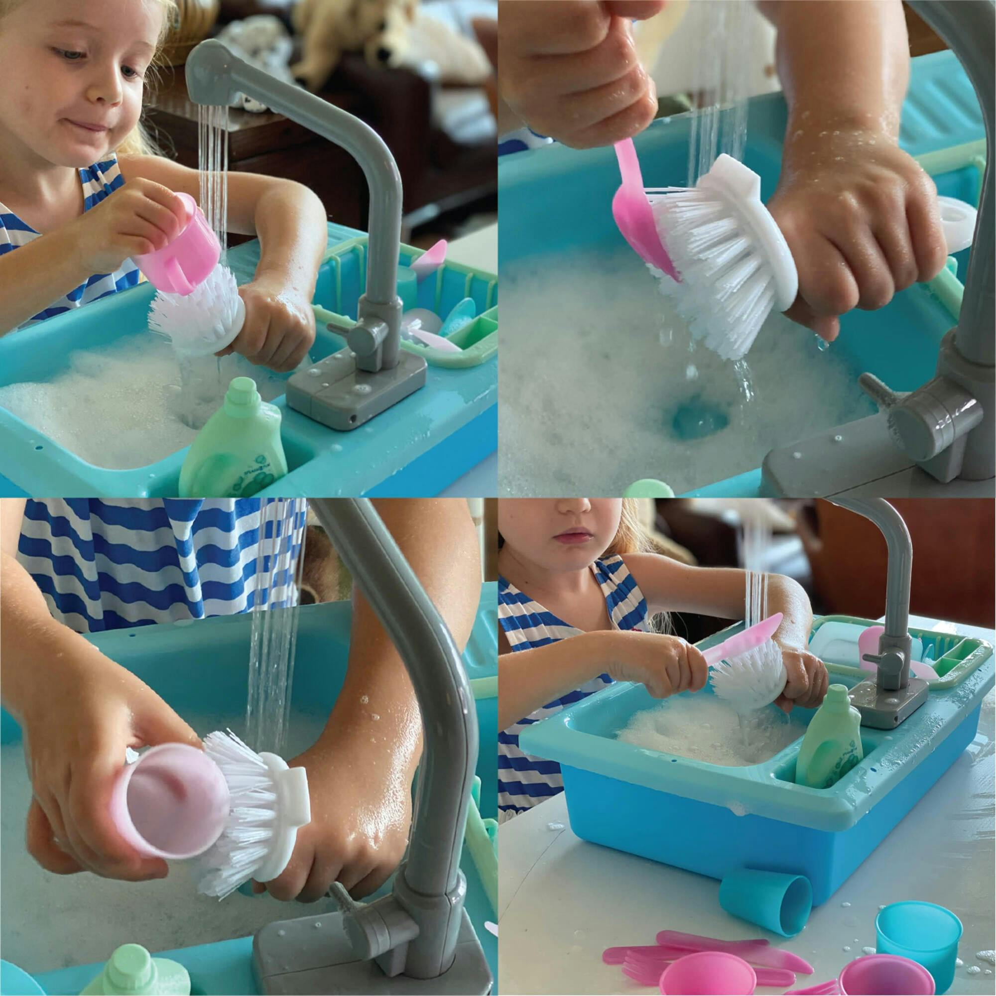 SPLASHFUN Wash-up Kitchen Sink Play Set