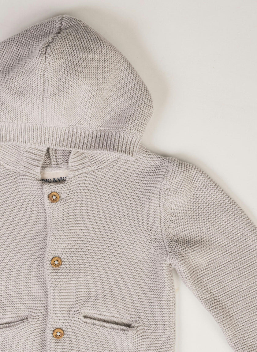 Children's William Hooded Knit Cardigan