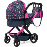 Bayer Design Dolls: Pram Xeo - Shapes Navy & Pink