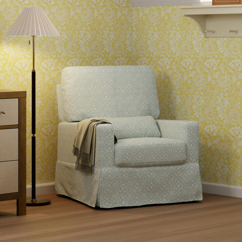Crawford Pillowback Comfort Swivel Glider