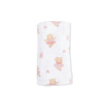 Teddy Bear Ballerina - Swaddle Blanket
