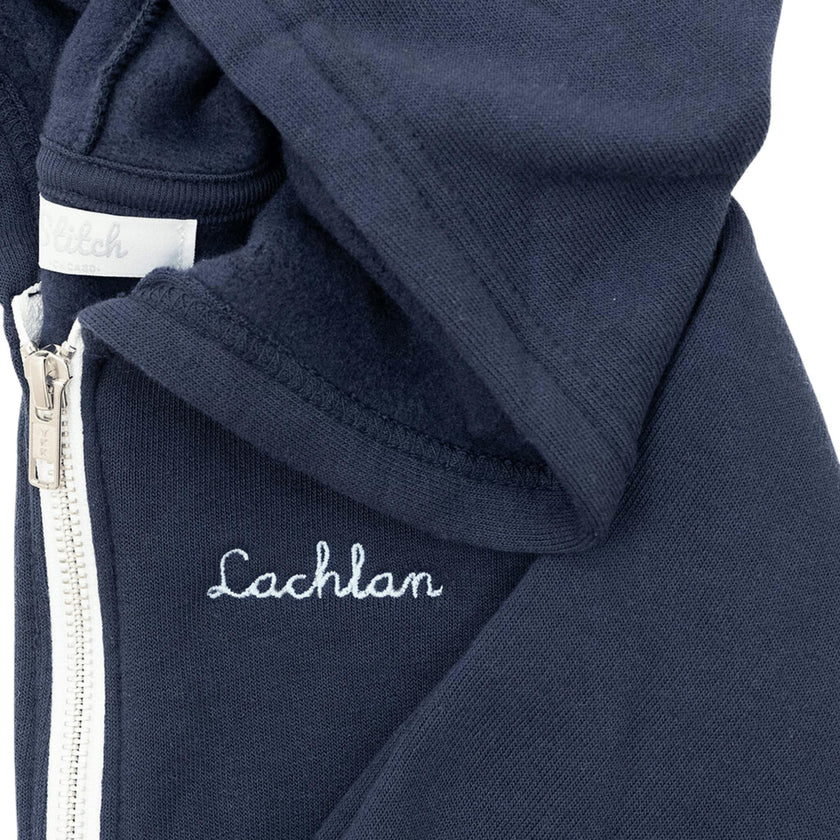Hooded Zip-up Sweatshirt