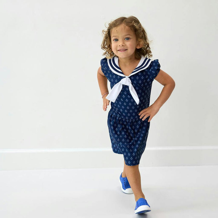 Girls Sailor Tennis Skort Dress