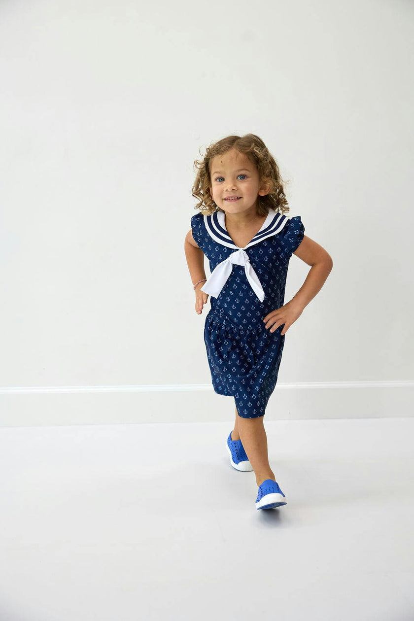Girls Sailor Tennis Skort Dress