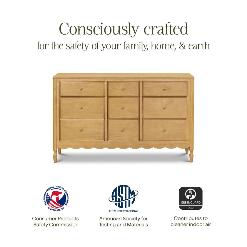 Namesake Ambrosia 9-Drawer Wide Assembled Dresser (56")