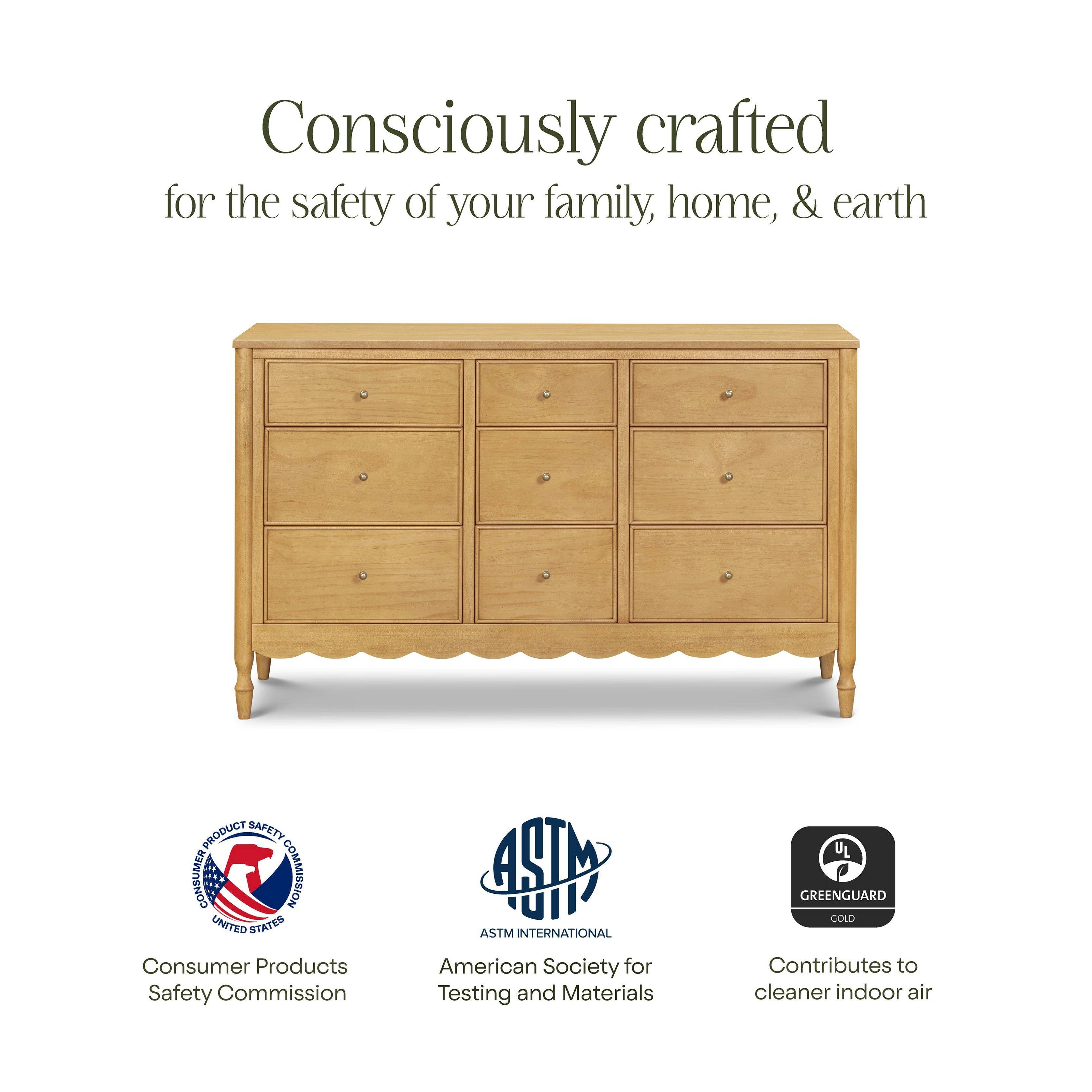 Namesake Ambrosia 9-Drawer Wide Assembled Dresser (56