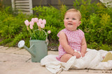 Louis Sunsuit - Red Windowpane