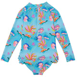 Sustainable Leg Frill Surf Suit