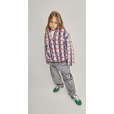 children's merino wool kangaroo jacket - pink & cobalt
