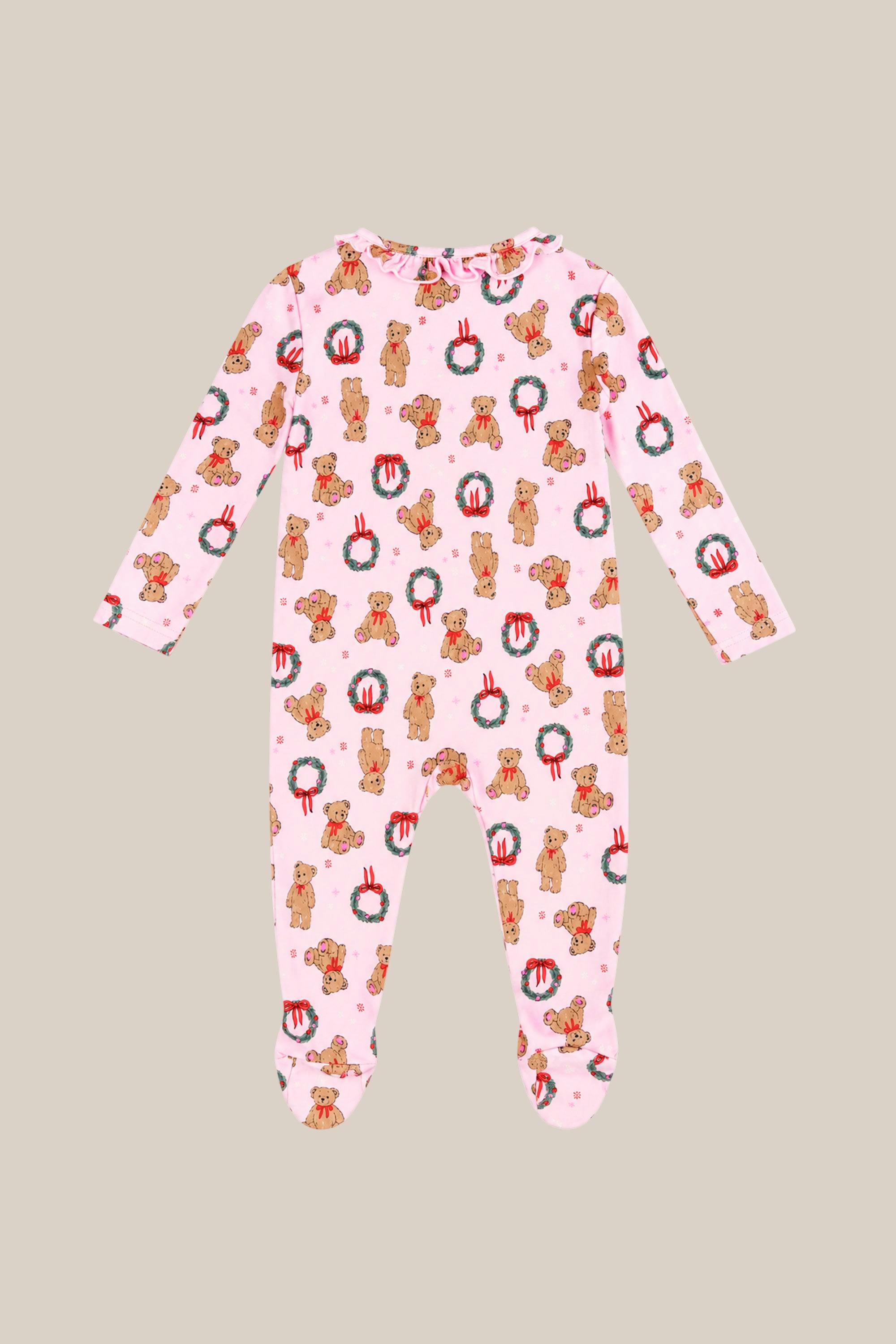 Baby So Soft Onesie in Teddy Bear Wreaths