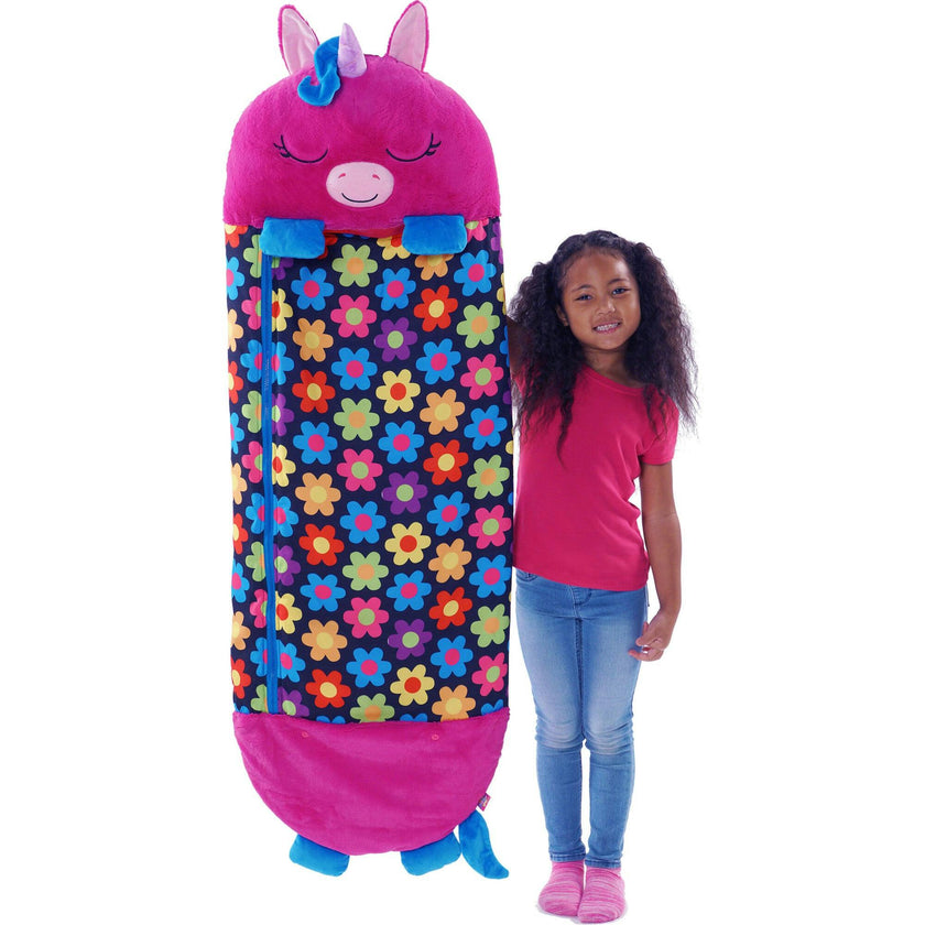 Happy Nappers: Pillow & Sleepy Sack: Large - Fiona The Purple