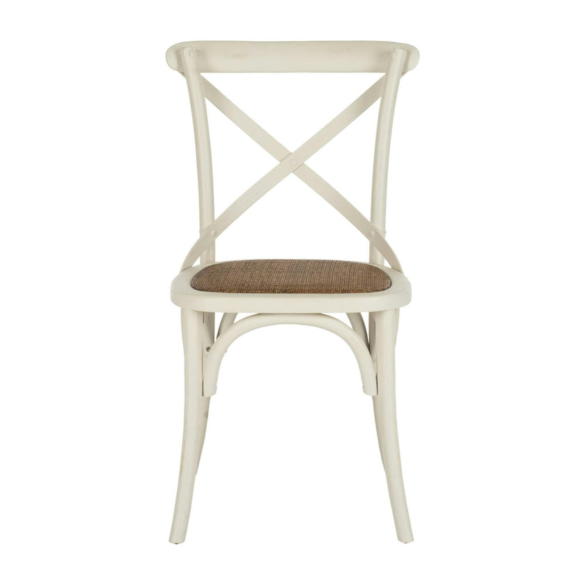 Set of 2 Franklin X Back Farmhouse Chairs