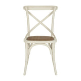 Set of 2 Franklin X Back Farmhouse Chairs