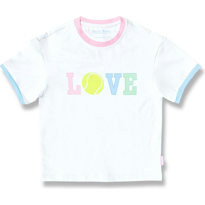 Love Tennis Girls T-Shirt