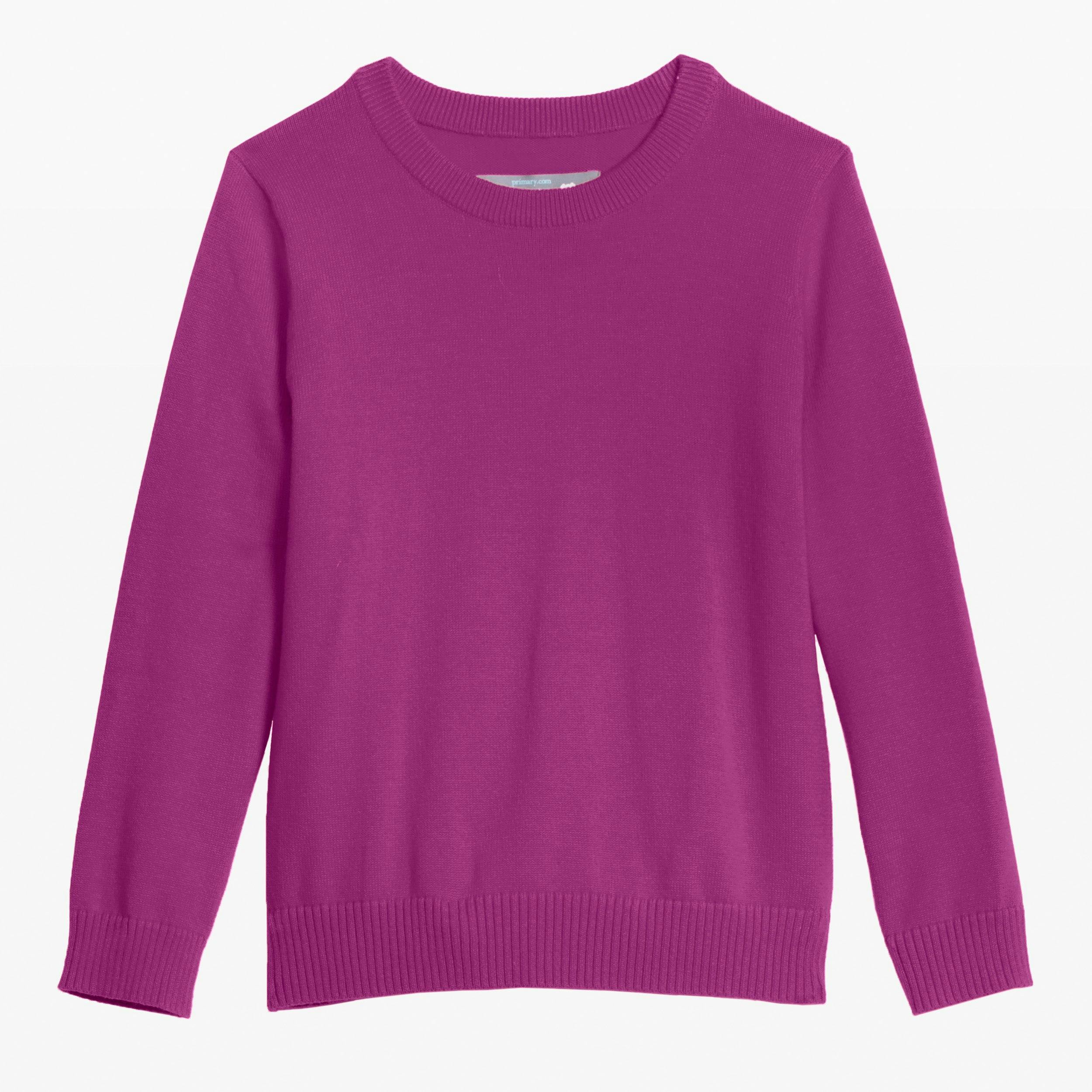 Kids crewneck sweater seasonal colors