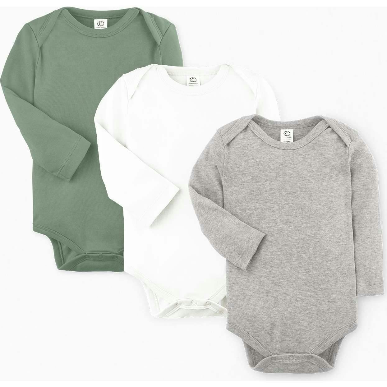 3-Pack Classic Long Sleeve Bodysuit Bundle
