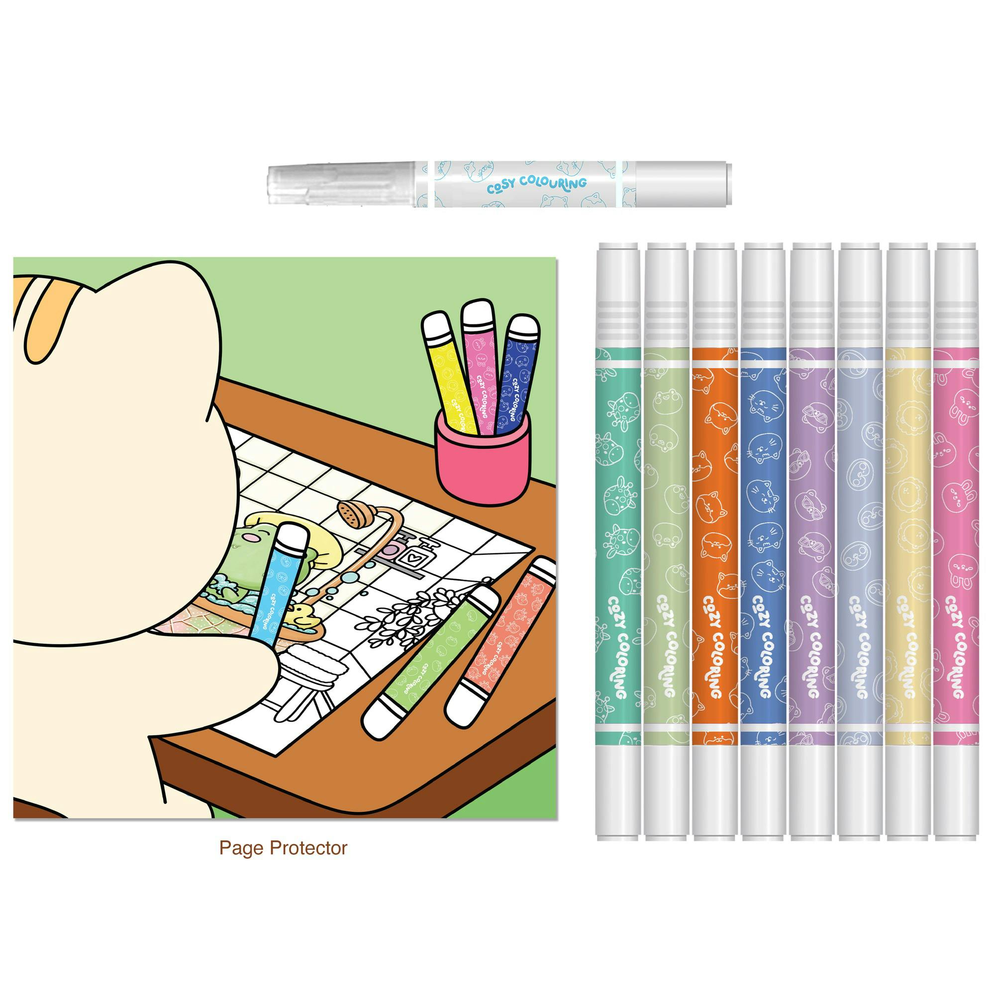 Art Maker: Cozy Coloring Kit - Around Town