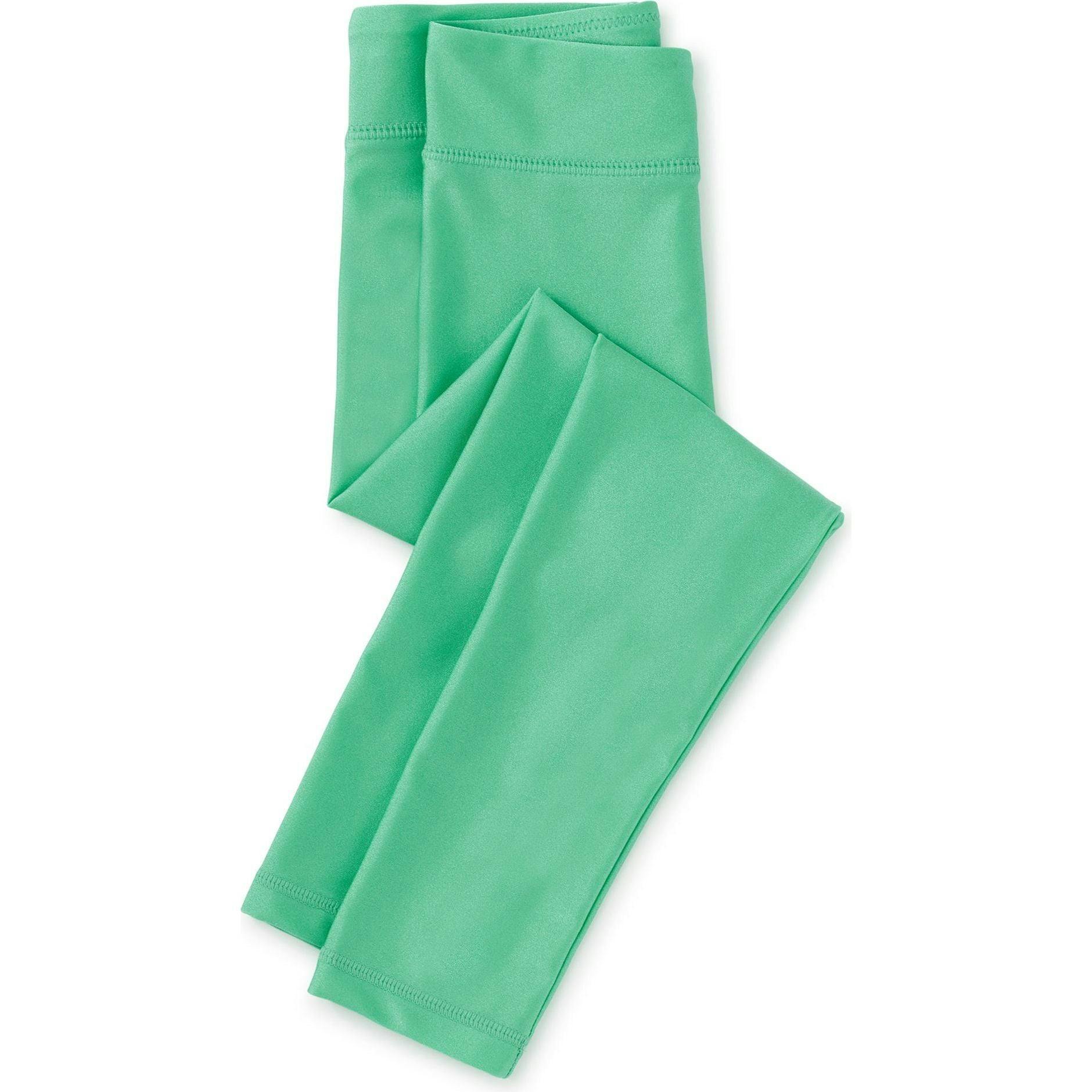 Shiny Leggings, Green