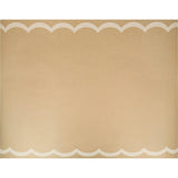 Scalloped Edge Kraft Table Runner