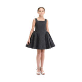 Black Vivienne Polka Dot Dress