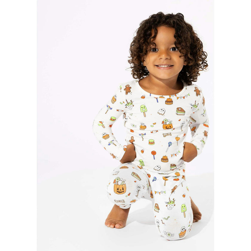 Halloween Treats Bamboo Kids Pajamas
