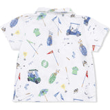 Golf Things - Polo with Casual Short with Solid Bucket Hat