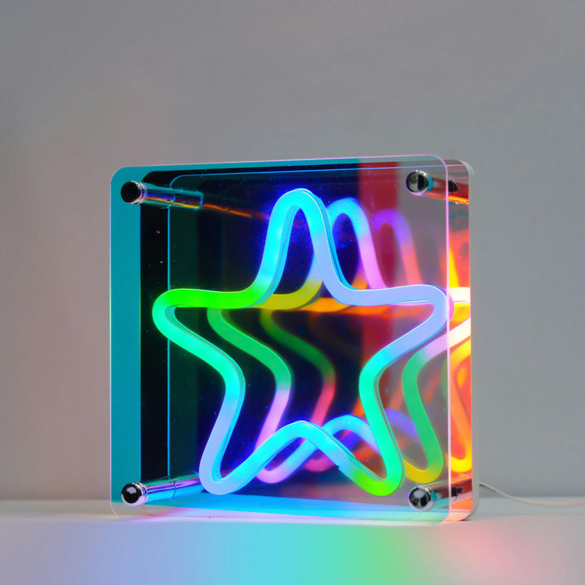 Neon Star 3D Light Effect