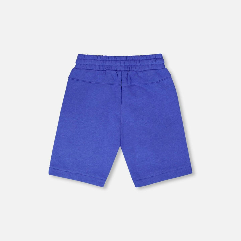 French Terry Shorts With Cross Seams