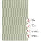 All-Stages GOTS Certified Organic Muslin Cotton Bassinet Sheet