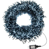 3000-Light 98-Foot Cluster Garland with Cool White LED Lights