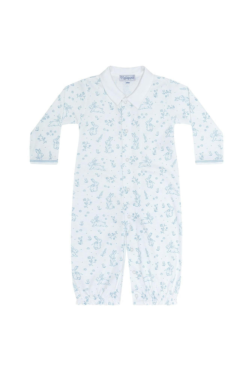 Blue Toile Converter Gown