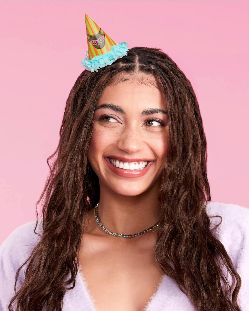 Cat Mini Party Hats - 10 paper hats