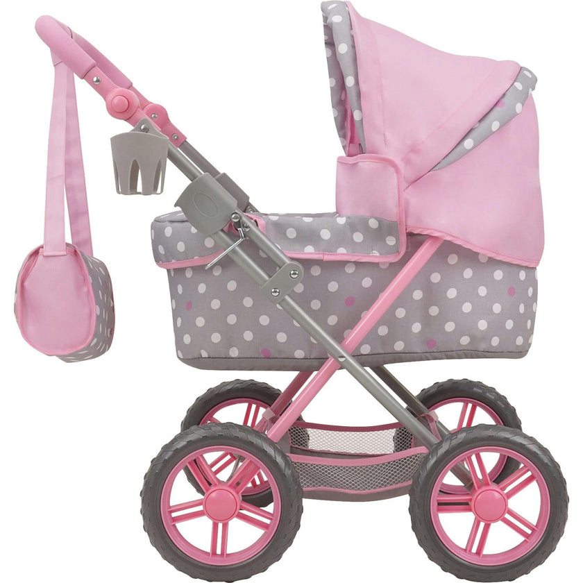Cotton Candy Pink Amanda Doll Pram Doll Accessory - Pink