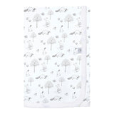 Gray Raccoon Pima Cotton Baby Blanket