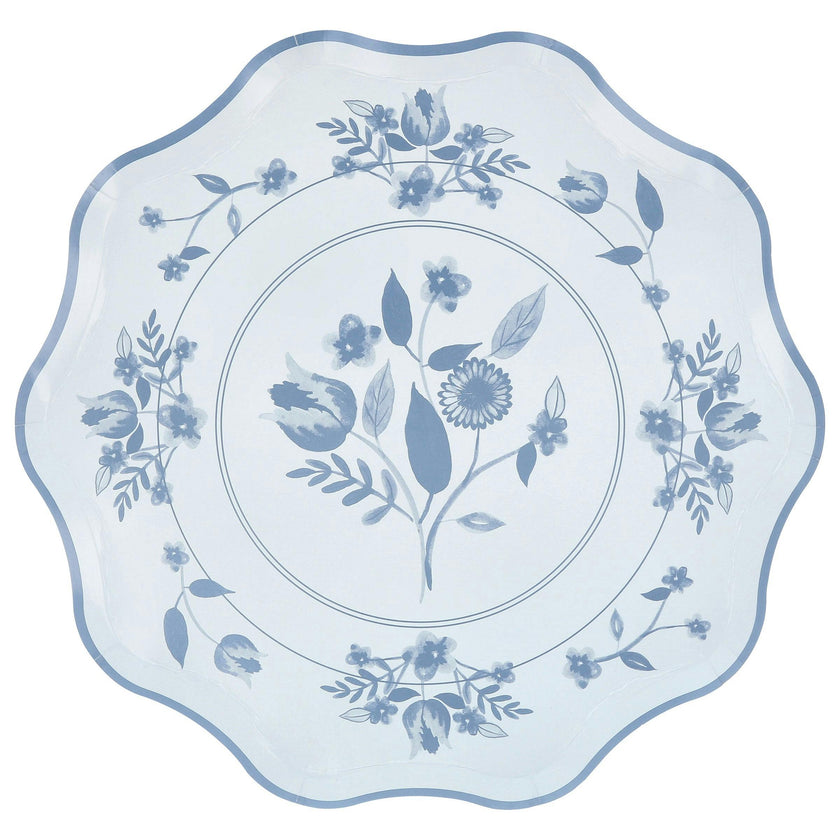 Vintage Botanical Dinner Plates