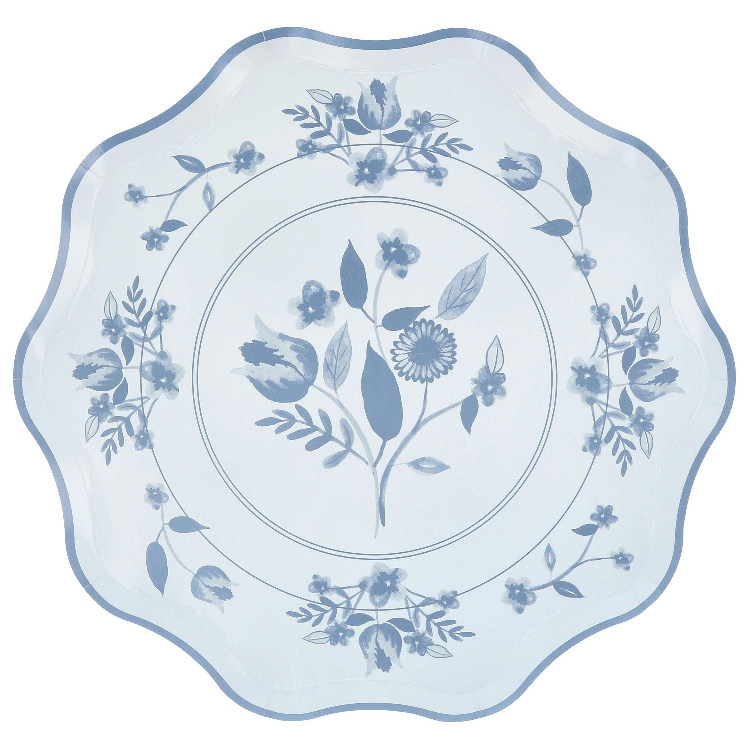 Vintage Botanical Dinner Plates